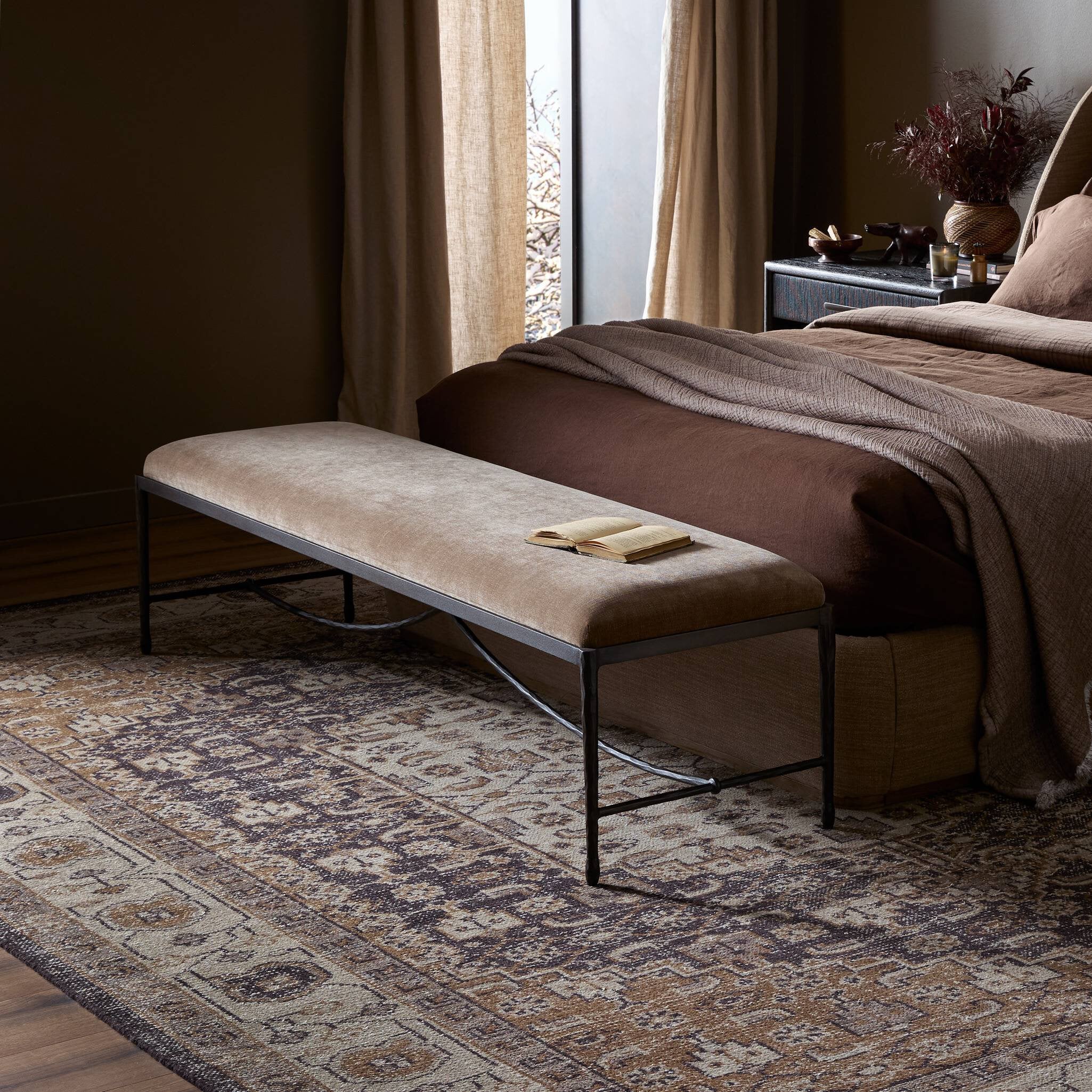 Jade Accent Bench - CLT Flooring & Furnishings Inc