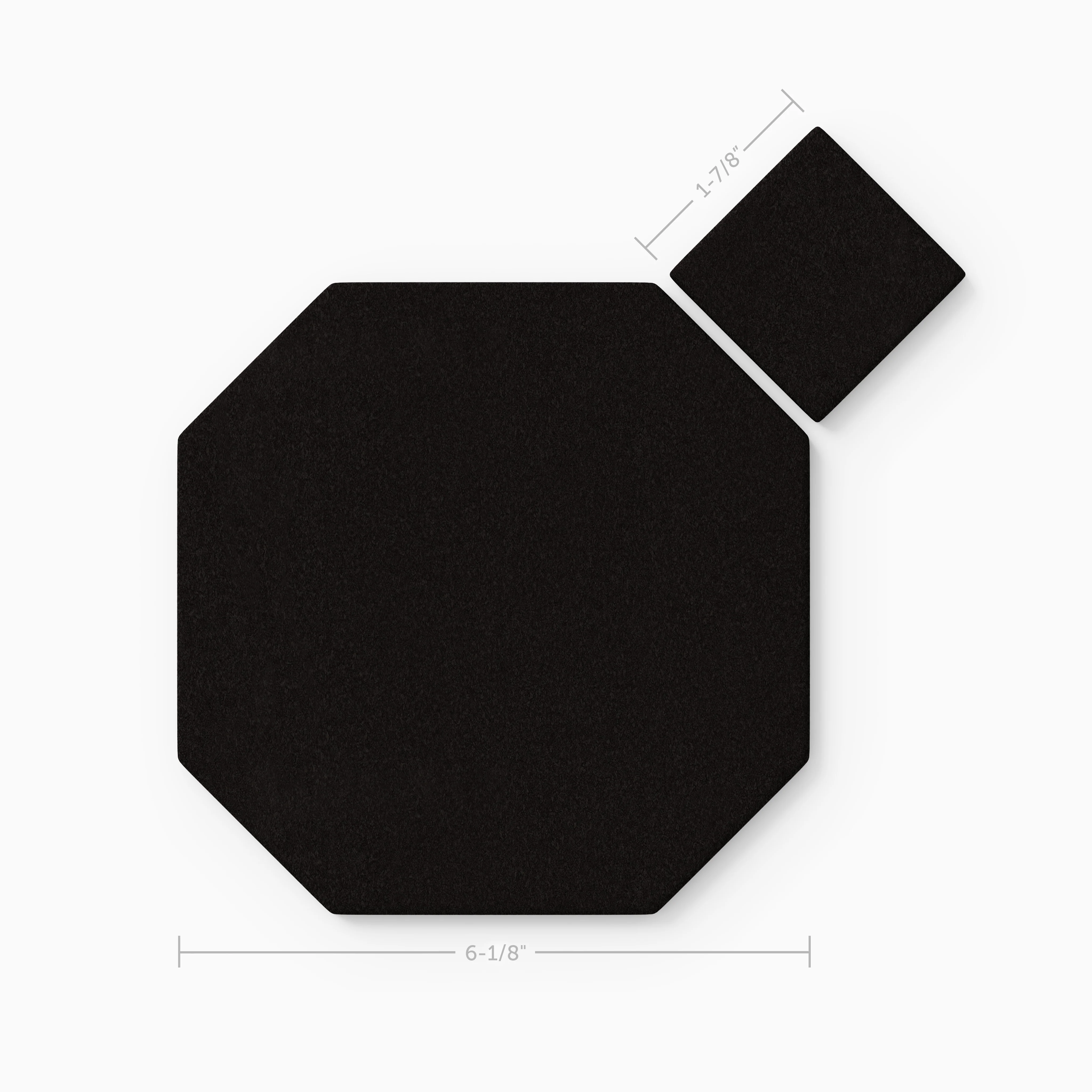 Gramercy Original Ceramic Tile in Raven Matte - CLT Flooring & Furnishings Inc