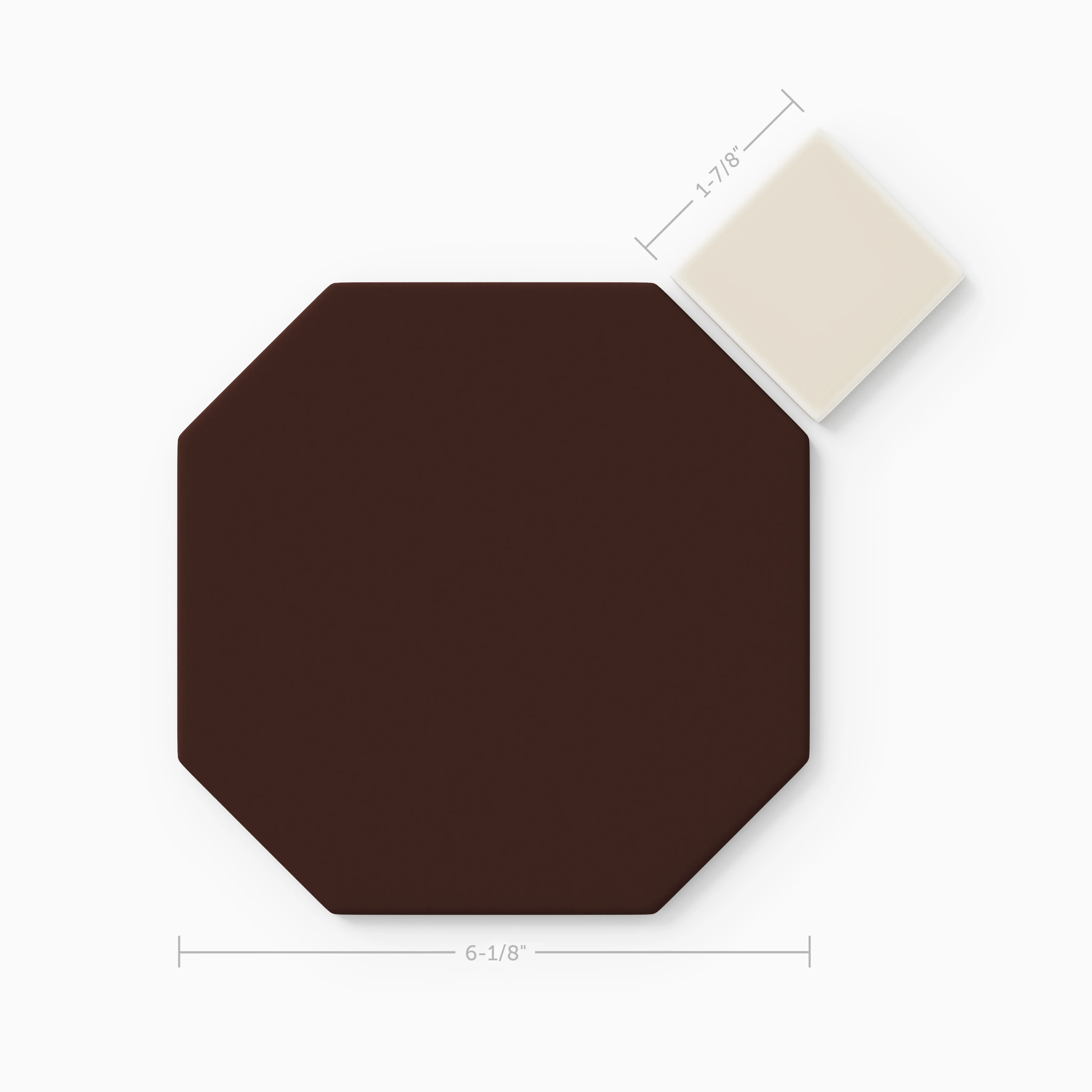 Gramercy Original Ceramic Tile in Garnet Matte & Sand Dune Matte - CLT Flooring & Furnishings Inc